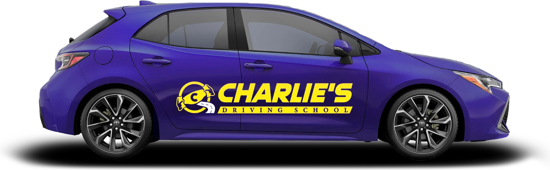 Charlie's Driving School training vehicle